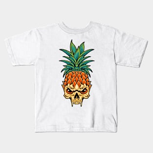 P-apple skull Kids T-Shirt